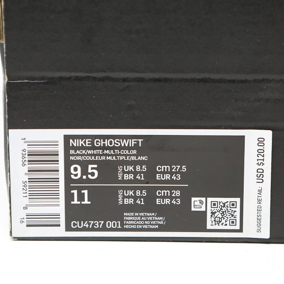 Nike Ghoswift D/MS/X London Rave Running Shoe DMSX CU4737-001 Jogging Jog - Picture 9 of 10